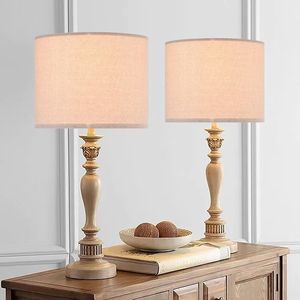 Set of 2 Medium Oatmeal Linen <b>Drum</b> <b>Lamp</b> <b>Shades</b> 13\" Top X 13\" Bottom X 10\" High with Spider for Home Decor - Product Image 2