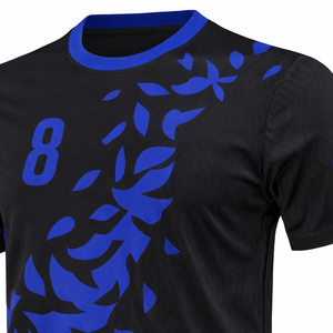 Ensemble de maillots de football ImpeX Company, impression sublimée, manches courtes, col en V, évacuation de l'humidité, respirant, performance, nom du joueur - Product Image 4