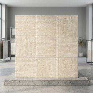 Carreaux de sol extérieurs en porcelaine céramique robuste 18 mm, aspect brique moderne, antidérapants, pleine masse, effet pierre, pour pavage extérieur 600x600mm - Product Image 1