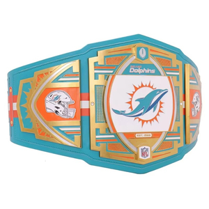 Ceinture de championnat des Dolphins de Miami inspirée des Bengals, personnalisée pour la lutte professionnelle, ceinture de titre de haute qualité et de poids lourd - Product Image 4