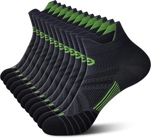 Calcetines Deportivos Transpirables para Hombre con Logotipo Personalizado, Calcetines de Compresión Antideslizantes con Soporte de Arco para Correr, Baloncesto, Amortiguación, Calcetines Deportivos al por Mayor - Product Image 1