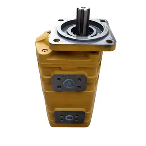 Pompe à engrenages hydraulique double étage robuste HUAMAO, peinture jaune, pièces de rechange pour chargeuse, garantie 1 an Shandong - Product Image 3