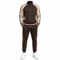 Ensemble de survêtement pour homme de haute qualité en coton 100% avec sweat-shirt et pantalon de jogging, idéal pour l'hiver, vêtements de sport décontractés pour homme