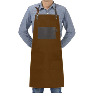 Premium Quality Cowhide Split <b>Leather</b> Utility Welder <b>Apron</b> <b>Leather</b> Industrial Safety Welder <b>Aprons</b> Spark and Heat Resistant - Product Image 2