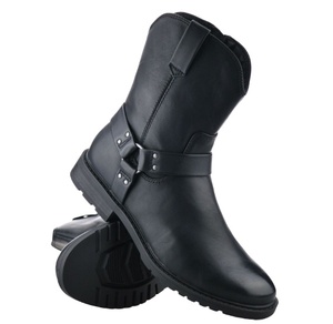 Fabricante plisado servicio de diseño logotipo personalizado moda alta calidad reproducción hombres botines - Product Image 3