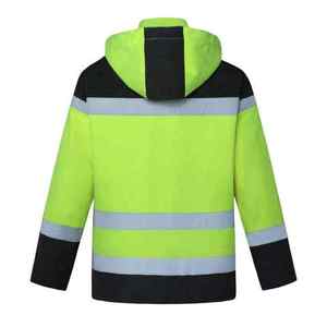 Cheap Logo Custom Logo High Visibility Bomber <b>Jacket</b> Fleece Lined <b>Waterproof</b> Traffic Control <b>Hi</b> <b>Vis</b> Reflective Safety <b>Jacket</b> - Product Image 2