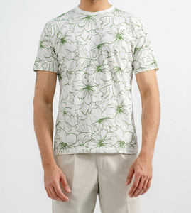 T-shirts unisexes pour hommes en coton 100% tricoté, imprimés sur mesure, formels, écologiques, respirants, vente en gros - Product Image 5