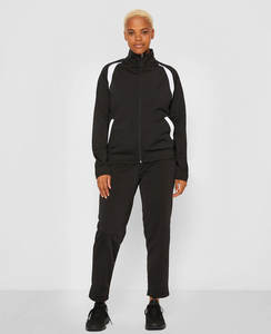 Chándal para mujer Conjunto de 2 piezas Chándal deportivo informal para mujer Desgastado Sudadera con capucha y pantalones de chándal Conjunto de 2 piezas - Product Image 3