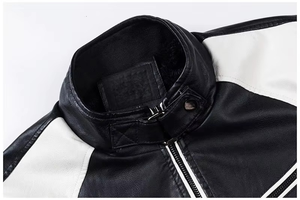 Veste en cuir vintage décontractée personnalisée pour homme, tenue pour la saison froide, veste de motard tendance par MIANBRO ENTERPRISES - Product Image 2