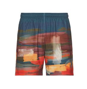 2025 Short en maille imprimé par sublimation de Style de rue de haute qualité grande taille Double couche Short en maille imprimé de fleurs personnalisé - Product Image 1