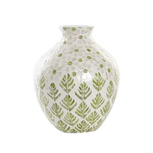 Vase MOP pour décoration de maison moderne OEM avec incrustation de nacre sur bambou pour décoration de table par HNH Craft Factory - Product Image 1