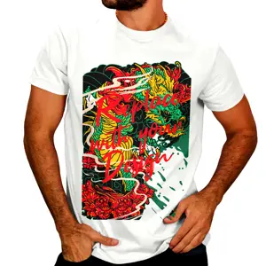 Voll bedrucktes T-Shirt Benutzer definierter Digitaldruck Premium-Design 100% Baumwolle Herren T-Shirt Bulk Factory Hersteller von Bangladesch