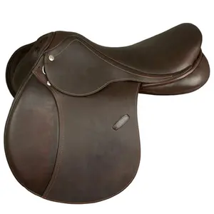 Седло для прыжков с лошадью, изготовлено из натуральной высококачественной мягкой коровьей кожи, седло для прыжков на английском языке