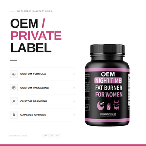 Cápsulas Quemagrasas Nocturnas de Marca Privada OEM para Mujeres, Suplemento Dietético para el Control de Peso - Product Image 4