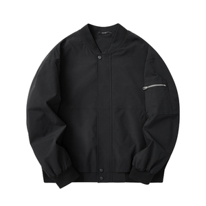 Blouson Bomber Homme Personnalisable avec Logo Brodé Hiver Écologique Respirant Ample Décontracté Élégant Coupe-Vent Poches Zippées - Product Image 5