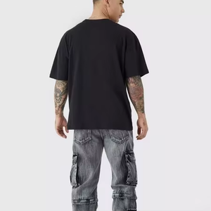 T-shirts surdimensionnés en coton 100% de haute qualité, 210 grammes, personnalisables avec logo, vente en gros - Product Image 2