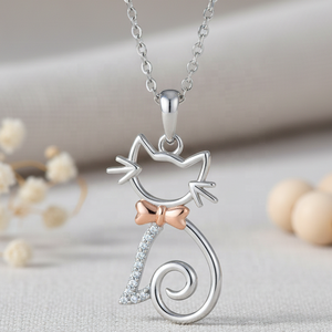 Collar con colgante de plata 925 con piedra de circón para mujer, proveedor de joyería a granel - Product Image 5