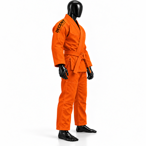 Kimono de Jiu-Jitsu BJJ personnalisé avec logo, uniforme d'arts martiaux brésilien en gros, fabricant, usine, tissu en coton tissé perlé, OEM - Product Image 5