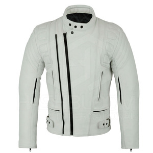 Nouvelle Arrivée 2026 – Blouson Homme en Cuir Véritable Col Montant Style Motard Tendance Hiver – Veste OEM Disponible - Product Image 1
