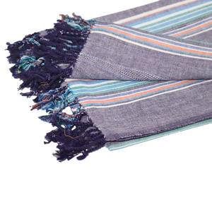 Serviettes de plage Fouta rayées de qualité supérieure, design moderne, personnalisables et avec logo, pour les fournisseurs de plage en Inde - Product Image 4