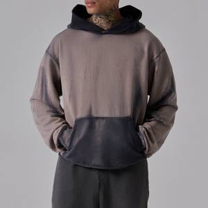 Sweat-shirts vintage tendance de haute qualité en molleton épais, design personnalisé, logo DTG, broderie, sweat-shirt en coton lavé, OEM - Product Image 3