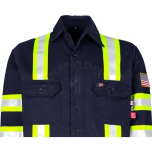 Chemise de travail ignifuge pour hommes, best-seller, tailles américaines, haute qualité, prix bas, pour le soudage industriel. - Product Image 4