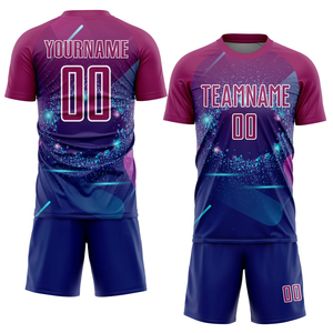 ชุดเสื้อฟุตบอลแบบซับลิเมชั่นสั่งทำพิเศษสำหรับผู้ชาย ระบายเหงื่อได้ดี แขนสั้น พิมพ์ชื่อทีม ชุดยูนิฟอร์มทุกฤดูกาล ไซส์ผู้ใหญ่ - Product Image 3