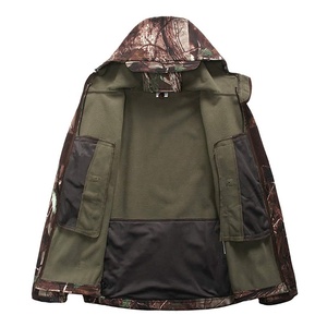 OEM personnalisé imperméable respirant camouflage respirant vêtements de chasse veste de chasse pour hommes - Product Image 3