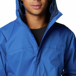 Chaqueta de lluvia cómoda para hombre, fabricada en fábrica, a la venta, con diseño de logotipo personalizado, chaqueta cortavientos, ropa de calle, impermeable. - Product Image 4