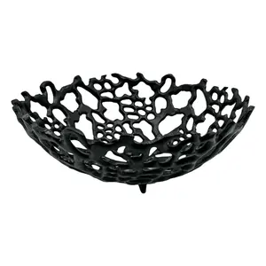 Bol décoratif de luxe fait main pour intérieurs modernes haut de gamme – Bol en métal haut de gamme pour une décoration élégante du salon, plaqué et sûr - Product Image 1