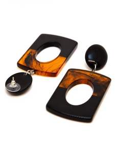Women Jewelry Resin <b>Earrings</b> High Quality <b>Top</b> Style Customized Size Women Fashion Jewelry Resin <b>Earrings</b> 2026 Antique Design - Product Image 3