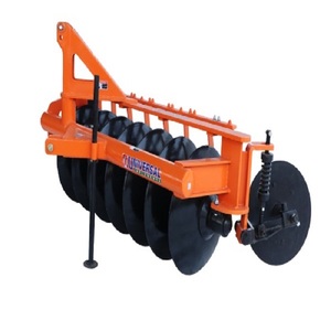 Herse à disques agricole multicolore à disques crantés, robuste, pour tracteur à quatre roues à montage arrière, pour le labourage et le travail du sol - Product Image 3