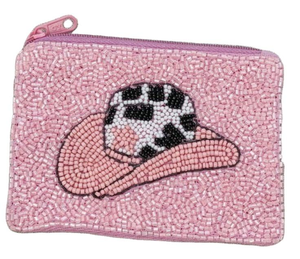 Unisex Classic Brachy Scenery Seed Bead Coin Purse <b>Square</b> Shape Embroidered Pearls Diamonds Religious Style Tags&Cards - Product Image 1