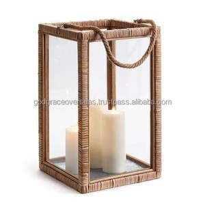 Soporte de vela de pilar de madera de mango macizo torneado a mano para decoración de hogar y vacaciones soporte de 12,15 pulgadas para Navidad y boda - Product Image 4