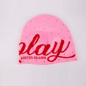Bonnet en tricot tendance avec strass pour hommes et femmes, personnalisable, imprimé, pour l'hiver, chaud, style streetwear urbain - Product Image 6