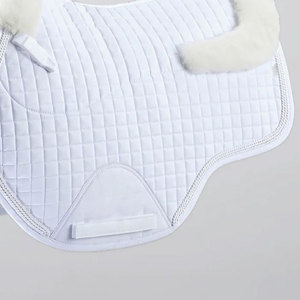 แผ่นรองอานม้าแบบตะวันตกสไตล์นักขี่ม้า  โลโก้สั่งทำได้  คุณภาพสูง  สีพื้น - Product Image 4