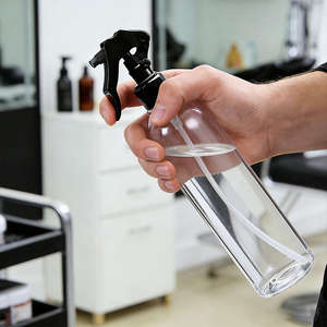 ขวดสเปรย์พลาสติก PET ใส ขนาด 350 มล. 12 ออนซ์ ขายส่ง - ขวดพลาสติก Cosmo แบบเปล่า สำหรับใส่ผลิตภัณฑ์ทำผม น้ำยาทำความสะอาด - Product Image 1