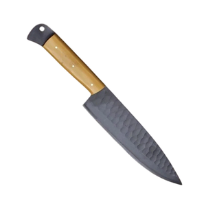 Coffret de couteaux de chef LEGACY BLADES faits main en acier à haute teneur en carbone, finition noire, manche en bois pleine longueur, fabricant OEM ODM - Product Image 6