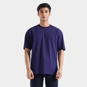 Wholesale O-Neck <b>T</b>-<b>Shirt</b> 100% Cotton Formal Men's Oversized Leopard Pattern Eco-Friendly <b>T</b>-<b>Shirts</b> - Product Image 1