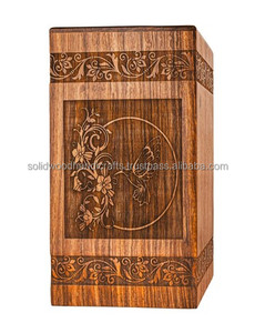 Nouveau design d'urnes de crémation en bois pour adultes urnes en bois urnes funéraires taille personnalisée fournitures funéraires - Product Image 1