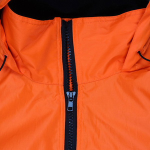 Safety Jacket for Men Reflective High Visibility Hooded Jacket Hi-Vis Jacket with Pockets and Zipper Waterproof High Quality - Product Image 6