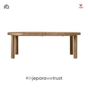 Modern Solid Teak Wood Outdoor Dining <b>Table</b> Slatted Top Oval Wooden Patio <b>Table</b> for Villa Resort Hotel Restaurant Furniture - Product Image 2