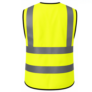 Gilet de sécurité haute visibilité réfléchissant pour hommes – Vêtements de travail – Vente en gros – Fabricant et fournisseur sur mesure – Uniforme de chantier et de circulation routière - Product Image 2