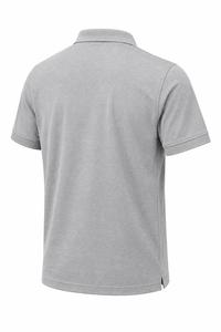 Polo homme à manches courtes en coton, coupe classique, boutonné, design uni, tissu jersey respirant - Product Image 2