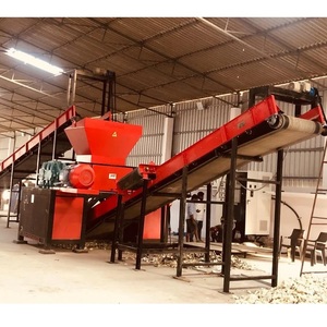 Nouvelles machines de broyage de plastique à double arbre semi-automatiques à moteur électrique de 200 CV pour tuyaux GRP - Product Image 1