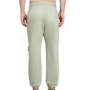 Pantalon de jogging décontracté mi-droit en toile de haute qualité, léger, avec cordon de serrage élastique réglable, confortable pour le quotidien - Product Image 2