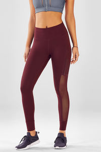 Leggings de Yoga Casuales Delgados para Mujer al por Mayor con Patrón Sólido, Logotipo Personalizado, Sublimación Completa, Precio Económico - Product Image 3