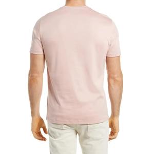 Camisetas de Cuello en V Ajustadas para Hombre, Camiseta de Manga Corta con Cuello en V de Alta Calidad con Logotipo Personalizado - Product Image 5