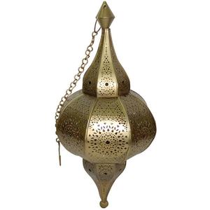 Lanterne suspendue de forme ronde personnalisable, style marocain, pour la décoration de la maison et du jardin, porte-bougie durable pour bougies chauffe-plat. - Product Image 3