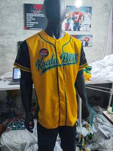 Camiseta de Softbol Personalizada LONG MISSION, Transpirable, 100% Poliéster, Unisex, Manga Corta, Cuello de Béisbol, Impresión Sublimada Frontal, Secado Rápido - Product Image 1